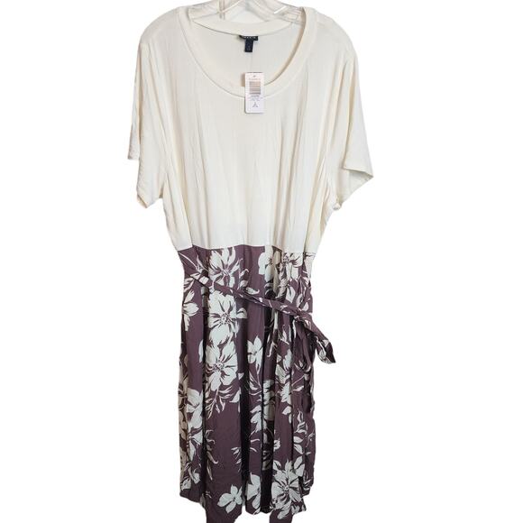 Torrid Supersoft Stretch Dress Belted Dress, NWT, 3X - Picture 1 of 6